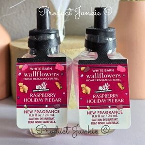 Raspberry Holiday Pie Bar Wallflower Refills by Bath and Body Works × MILK